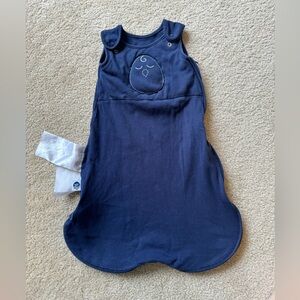Small nested bean navy sleep sack